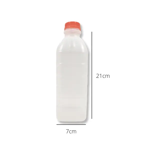 Garrafa Plástica (1 Litro) - 100 Unidades