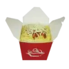 Embalagem Box Massas P - 7,5 x 7,5 x 8,5 cm - 100 Unidades