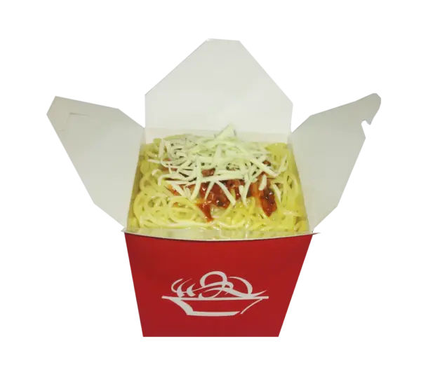 Embalagem Box Massas P - 7,5 x 7,5 x 8,5 cm - 100 Unidades