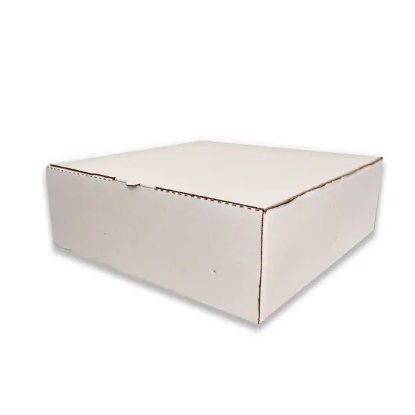 Caixa Microondulada para Bolos B03 - 39,5 x 39,5 x 13,5 cm - 25 Unidades