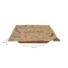 Marmita Quadrada P Kraft 500ml (acompanha tampa personalizada) – Pct./ 100 unid.