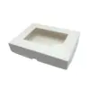 Embalagem para Combinados com Visor GG Branco - 23 x 18 x 4 cm - 100 Unidades