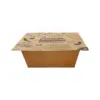 806fbe44-6d30-4010-95d9-84d790878e7d.jpg Marmita Retangular Kraft para selagem 1.000 ml Profunda (acompanha tampa) - Pct./ 100 unid.