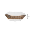 Embalagem Bandeja 01 - 10 x 10 x 3 cm - 100 Unidades