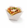 Embalagem para Batata Recheada ou Porções Branca - 8 x 5 x 6 cm - 100 Unidades