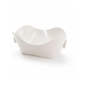 Batata-Barca-Branca-3.png Embalagem para Batata Recheada ou Porções Branca - 8 x 5 x 6 cm - 100 Unidades