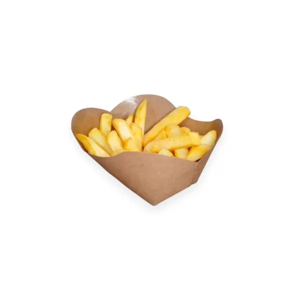 Embalagem Ecológica para Batata Recheada ou Porções - 8 x 5 x 6 cm - 100 Unidades