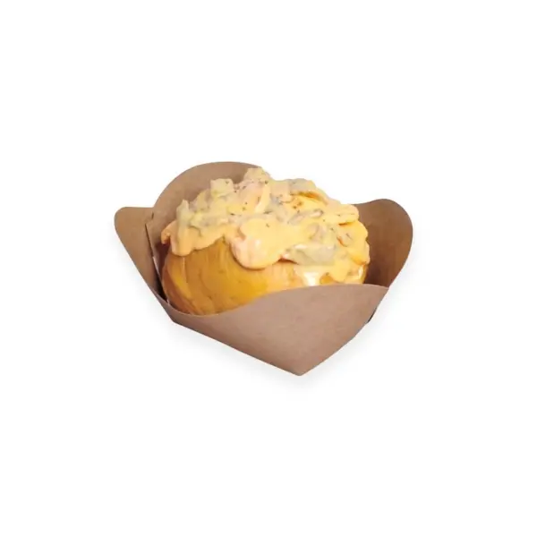 Embalagem Ecológica para Batata Recheada ou Porções - 8 x 5 x 6 cm - 100 Unidades