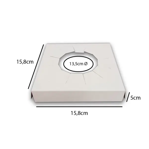 Berco.jpg Berço para Batata Suíça - 15,8 x 15,8 x 5 - 100 Unidades