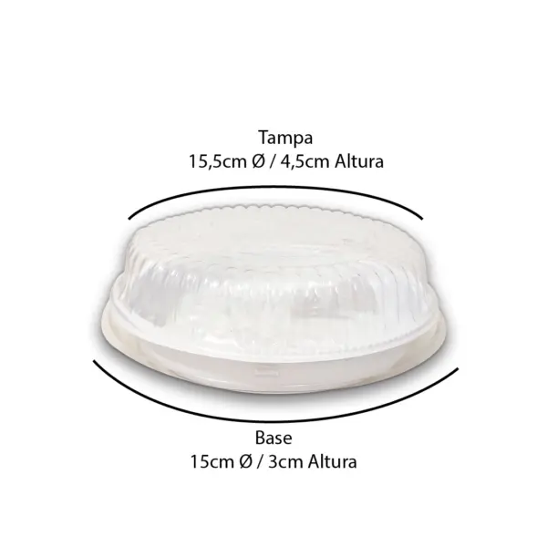 Embalagem Bolo PN 35 (Baixo) - 15,5 x 4,5 cm - 100 Unidades