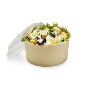 Embalagem Bowl com Tampa (500 ml) - Ø 15 x 5,5 cm - 50 Unidades
