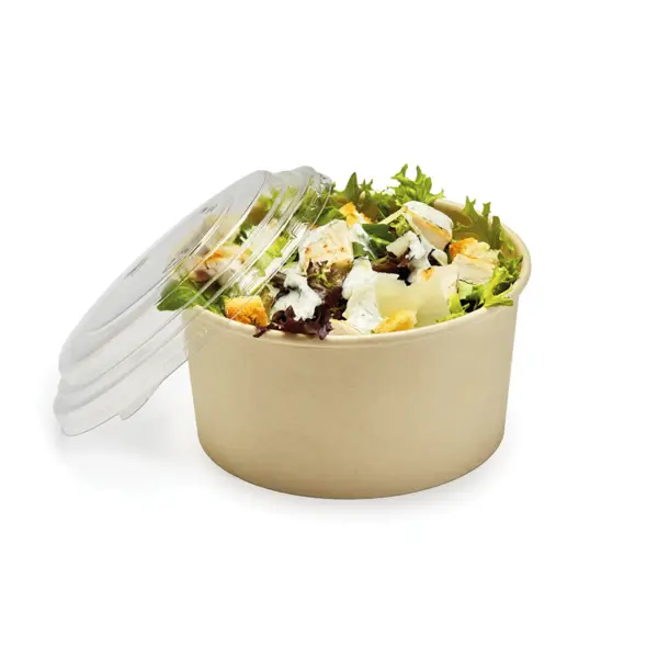 Embalagem Bowl com Tampa (500 ml) - Ø 15 x 5,5 cm - 50 Unidades