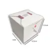 Embalagem Box Branco Jumbo - 10 x 10,5 x 10,5 cm - 100 Unidades