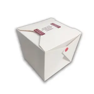 Embalagem Box Branco Jumbo - 10 x 10,5 x 10,5 cm - 100 Unidades