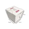 Embalagem Box Branco M - 8,5 x 6,5 x 8 cm - 100 Unidades