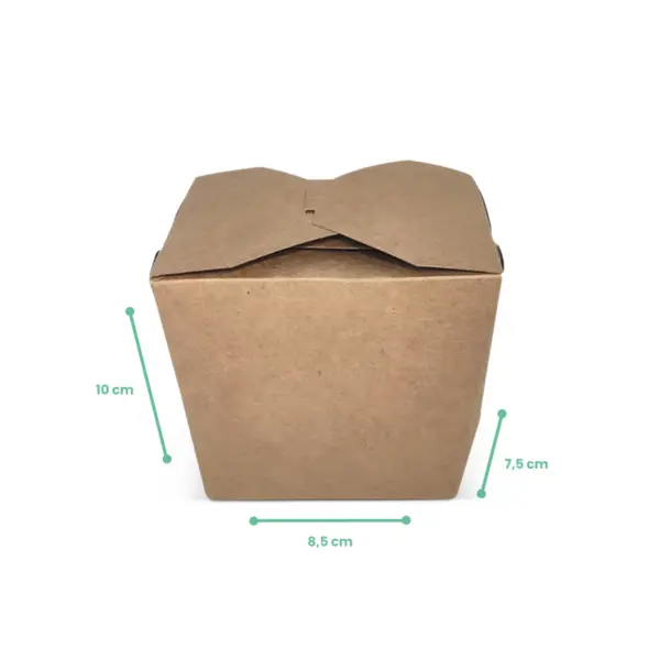 Embalagem Ecológica Box G - 8,5 x 8,5 x 10 cm - 100 Unidades