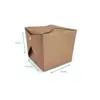 Embalagem Ecológica Box Jumbo - 10 x 10,5 x 10,5 cm - 100 Unidades
