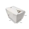 Embalagem Box para Frituras Branca G - 13 x 7,5 x 9,5 cm - 100 Unidades