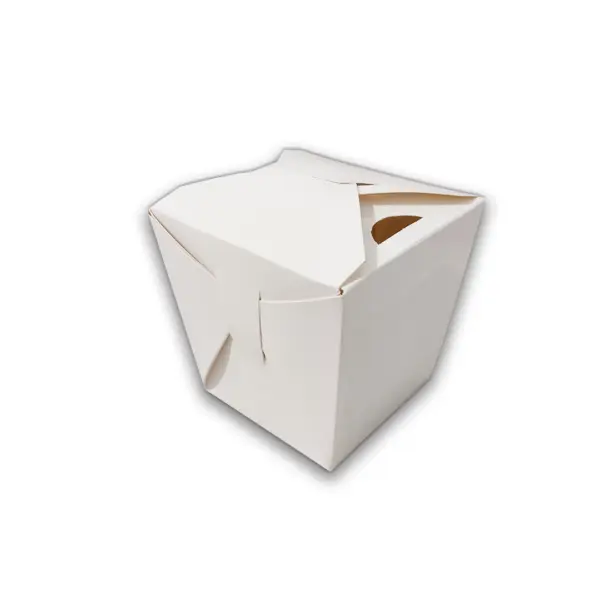 Embalagem Box para Frituras Branca P - 7,5 x 7,5 x 9,5 cm - 100 Unidades