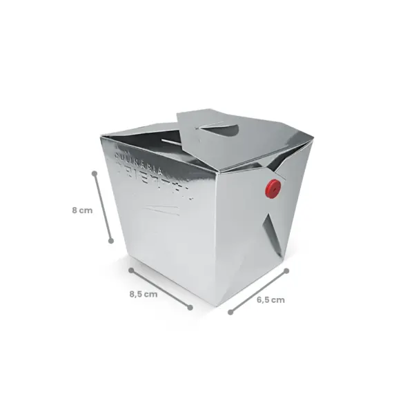 Embalagem Box Laminado M - 8,5 x 6,5 x 8 cm - 50 Unidades