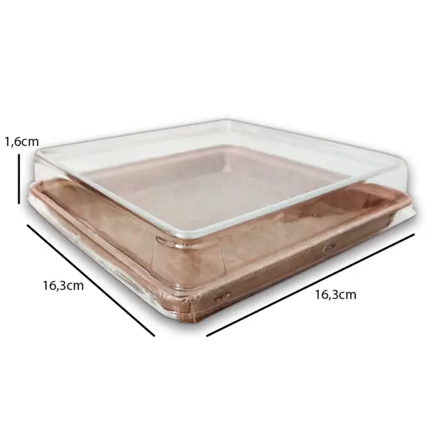 Embalagem para Brownie G - 16,3 x 1,6 cm - 50 Unidades