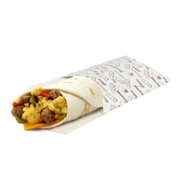 Burrito001.jpg Embalagem para Burrito - 12,5 x 8 x 2,5 cm - 100 Unidades