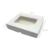 Embalagem para Combinados com Visor G Branco - 18 x 15 x 4 cm - 100 Unidades