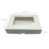 Embalagem para Combinados com Visor GG Branco - 23 x 18 x 4 cm - 100 Unidades