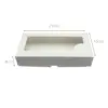 Embalagem para Combinados com Visor M Branco - 21 x 10 x 4 cm - 100 Unidades