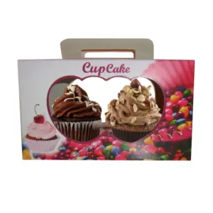 CUPCAK2.jpg Embalagem para Cupcake - 17 x 8,5 x 10 cm - 100 Unidades