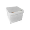 Caixa Bolo Alto 1 - 28 x 28 x 25 cm - 10 Unidades.