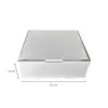 Caixa Bolo G - 32 x 32 x 12 cm - 25 Unidades.