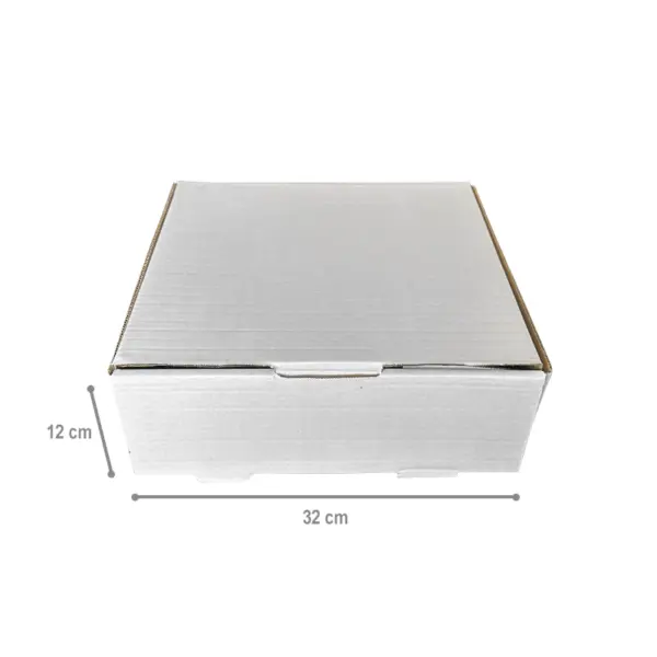 Caixa Bolo G - 32 x 32 x 12 cm - 25 Unidades.