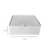 Caixa Bolo P - 26 x 26 x 10 cm - 25 Unidades.