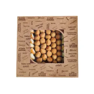 Caixa-Salgado-G-2.jpg Caixa para Doces/Salgados G - 36 x 36 x 5 cm - 50 Unidades