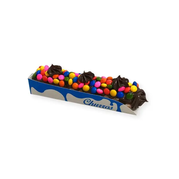 Churros Balcão Azul Gota- 16 x 3 x 2,7 cm - 1.000 Unidades