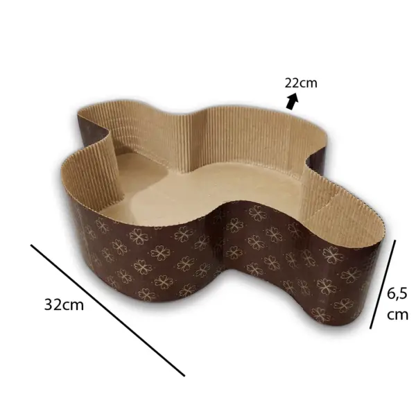 Embalagem para Colomba Pascal (1 Kg) - 32 x 22 x 6,5 cm - 50 Unidades