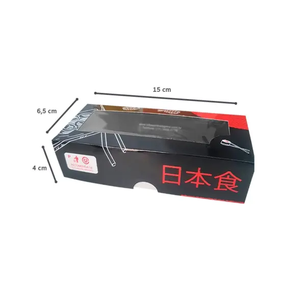 Embalagem para Combinados com Visor P - 15 x 6,5 x 4 cm - 100 Unidades