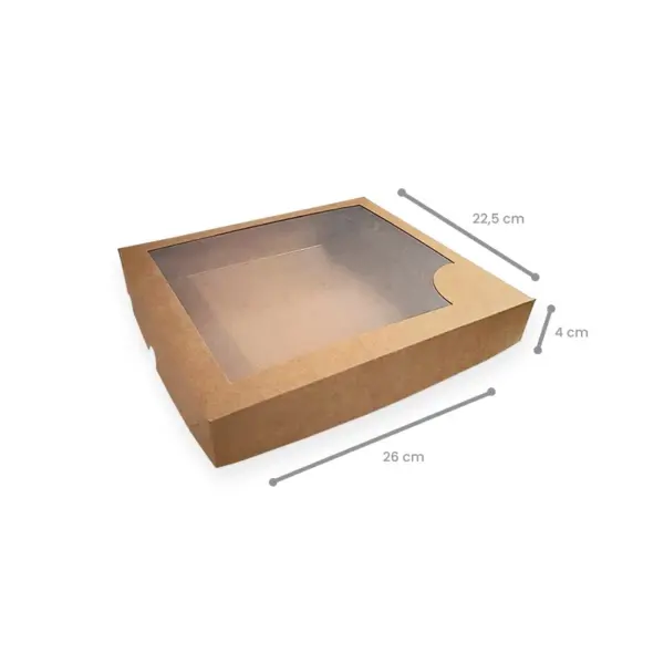 Embalagem Ecológica para Combinados SGG - 26 x 22,5 x 4 cm - 50 Unidades