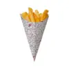 Embalagem Cone para Batata 02 - 7,5 x 8 x 22,5 cm - 100 Unidade