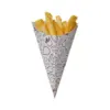 Embalagem Cone para Batata 01 - 7 x 5,5 x 20 cm - 100 Unidades