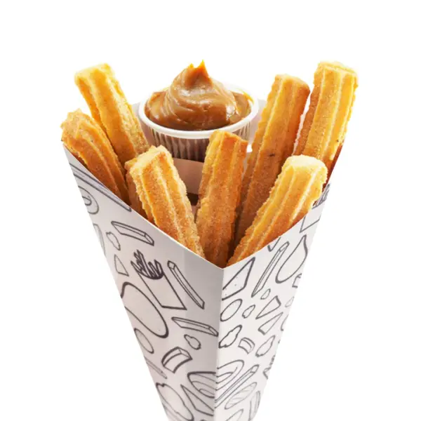 Embalagem Cone para Batata 01 - 7 x 5,5 x 20 cm - 100 Unidades