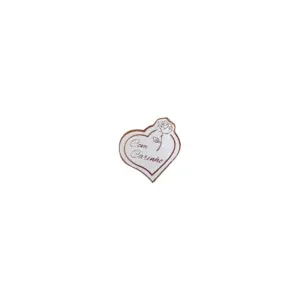 Etiqueta Adesiva "Com Carinho" - Ø 3 cm - 1.000 Unidades