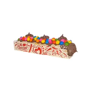 Creme-coracao-vinho.jpg Churros Balcão Creme Coração Vinho - 16 x 3 x 2,7 cm - 1.000 Unidades
