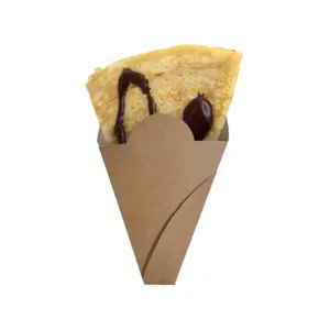 CrepeEco.png Embalagem Ecológica para Crepe ou Tapioca - 12 X 20 cm - 100 Unidades