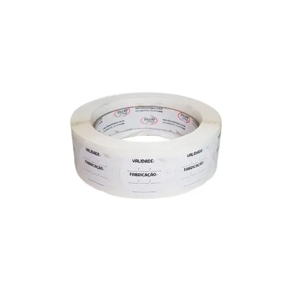 Lacre de Segurança Redondo "Data de Fabricação/Validade" - Ø 3 cm - 1.000 Unid.