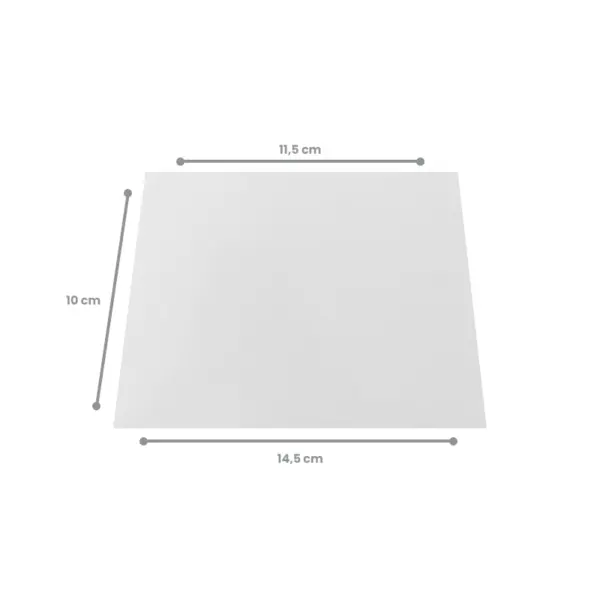Divisória para Box G - 14,5 x 11,5 x 10cm - 100 Unidades
