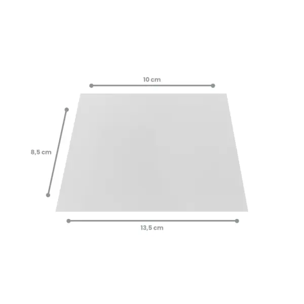 Divisória para Box M - 13,5 x 10 x 8,5 cm - 100 Unidades