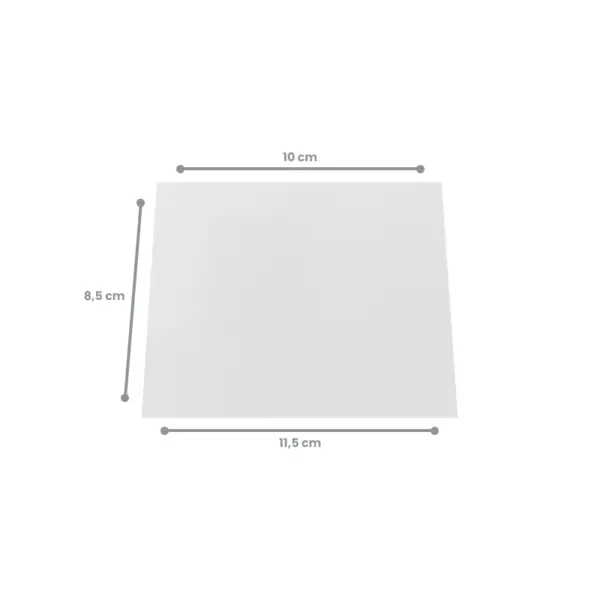 Divisória para Box P - 11,5 x 10 x 8,5 cm - 100 Unidades