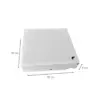 Caixa Salgado/Esfirra M - 25 x 25 x 5 cm - 25 Unidades.